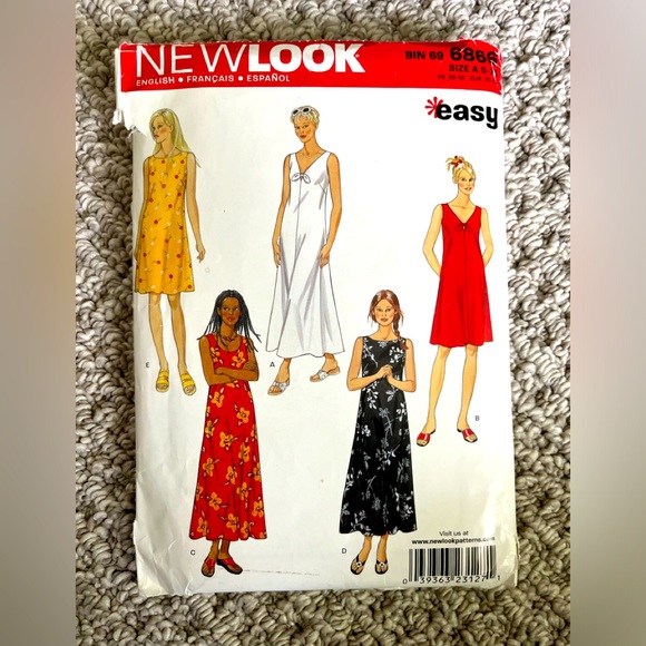 New Look Women’s « Easy » Sewing Pattern 6866, Uncut - Picture 1 of 2